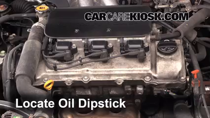 2002 Toyota Solara SLE 3.0L V6 Coupe Oil Check Oil Level